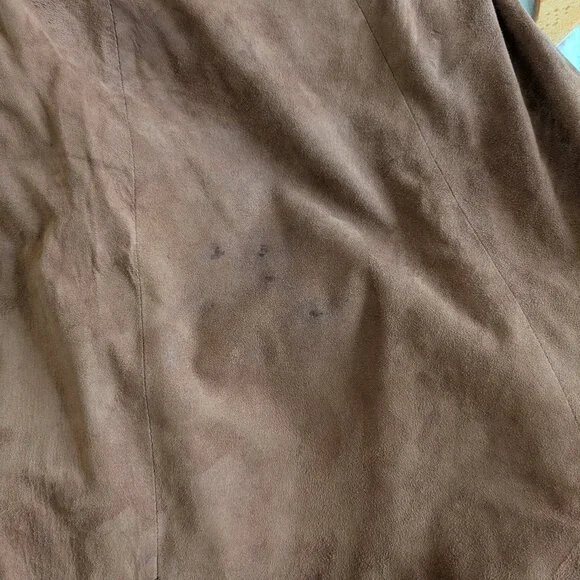 Suede Vintage Burberry Skirt - Picture 8 of 8